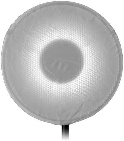 Fotodiox Pro 16in (40cm) All Metal Beauty Dish with Photogenic Insert - Soft White Interior