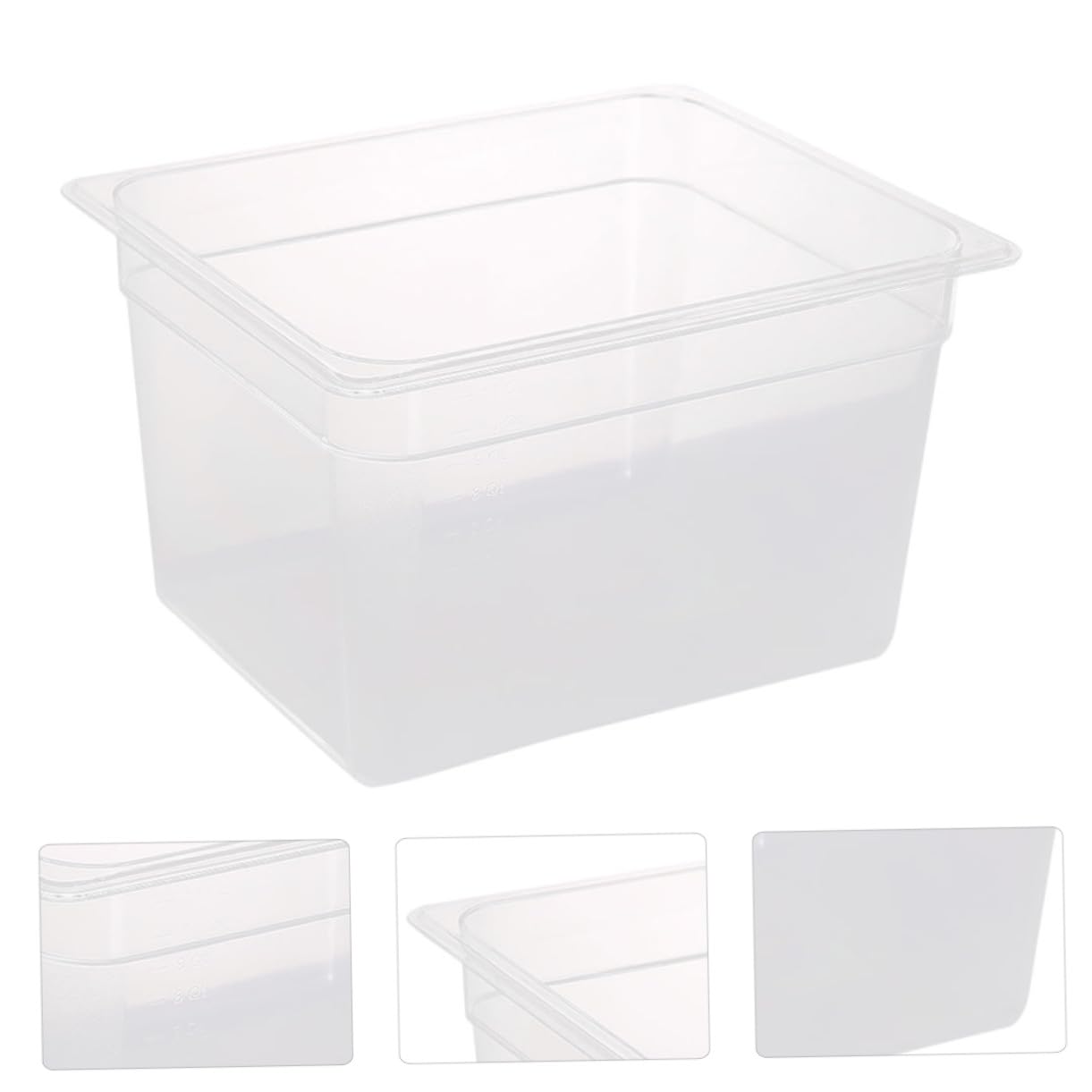 11 L Récipient en Plastique Transparent de Cuisson à Basse Température