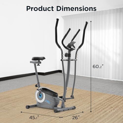 JLL 2-in-1 Seated Elliptical Bike