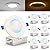 Sunco 6 Pack 4 Inch LED Recessed Lights with Night Light, Slim Ceiling Lighting, 900 Lumens, 11W (80 W Equivalent), Selectable CCT 2700K/3000K/3500K/4000K/5000K, Dimmable, Canless with Junction Box.