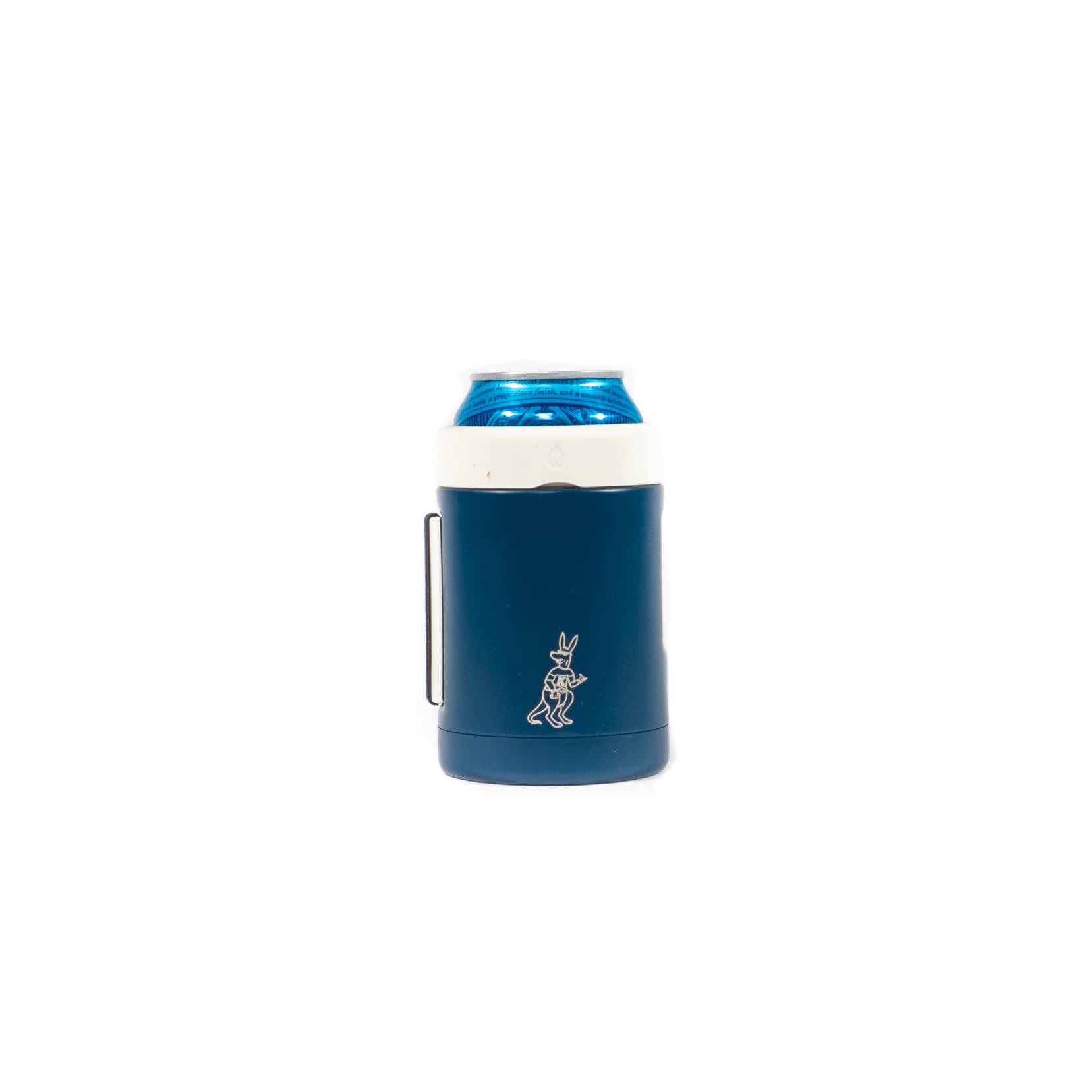 Kanga Rooski Standard Can Insulator - Stainless Steel - Can or Bottle Cooler For 12oz Beverage - Double Walled With Durable Handle - Malibu