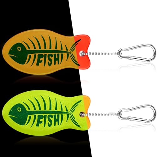 Image of Yaomiao 2 Pcs Floating Boat Key Floating Keychain Float Glow in the Dark Float for Boating, Fishing, Sailing, Other Outdoor Sport