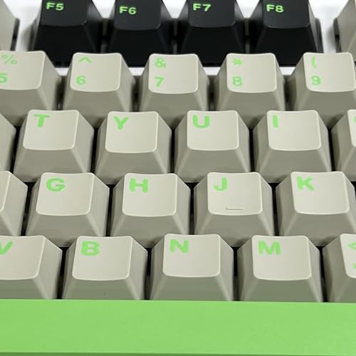 Image of Fogruaden PBT Keycaps Set, Cherry Profile Custom Keycap for Mechanical Keyboard Keycaps(Cherry songbai)