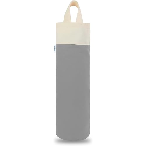 Plastic Bag Holder, Wall Mount Grocery Bag Holder for Plastic Bags Storage, Cotton Shopping Garbage Sack Organizer, Large Trash Bag Dispenser for Home Kitchen Decor