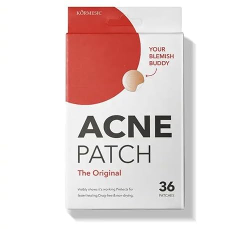 ClearSkin Parches hidrocoloides para el acné (36 unidades)  Puntos de curación rápida para imperfecciones, espinillas  Solución invisible y rápida