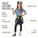 Morph Police Officer Costume For Girls, Cop Costume For Girls, Girl Police Officer Costumes Blue, Kids Halloween Costumes, 10-12 Years