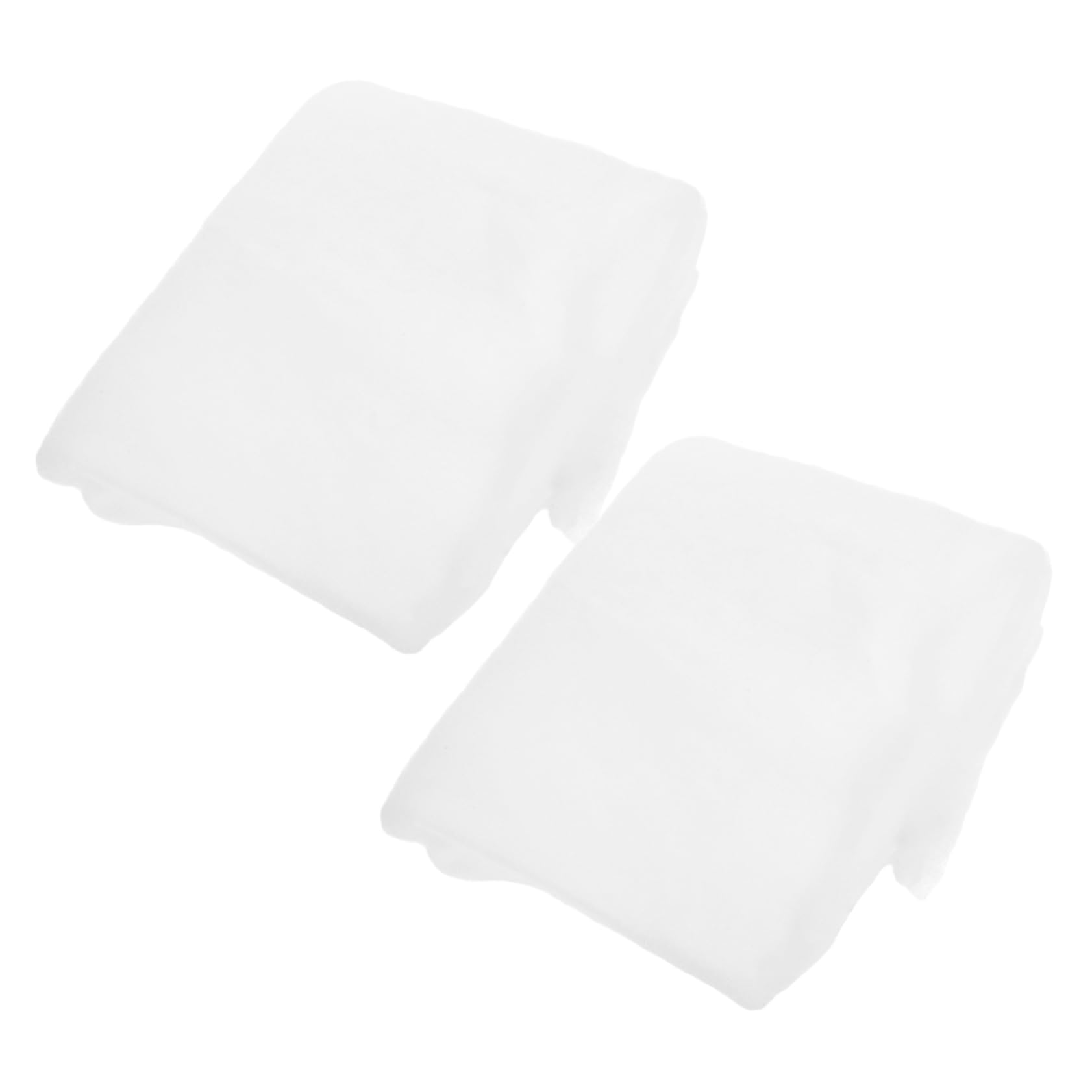 Abaodam Cotton Snowflake Rug 2 Pieces Christmas Fake Blanket Xmas Village Home Commercial Display Winter