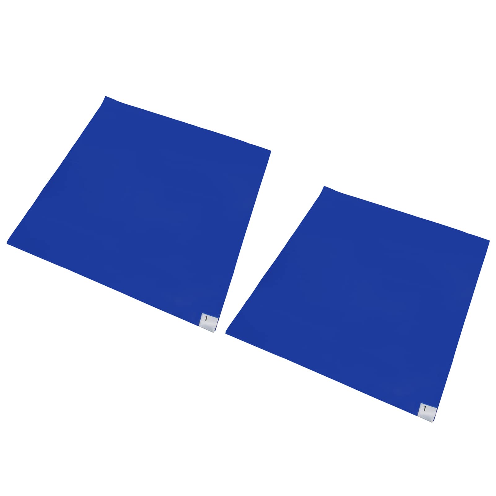 Tappetino Adesivo per Camere Bianche 18x36 Pollici 10 Pezzi Blu