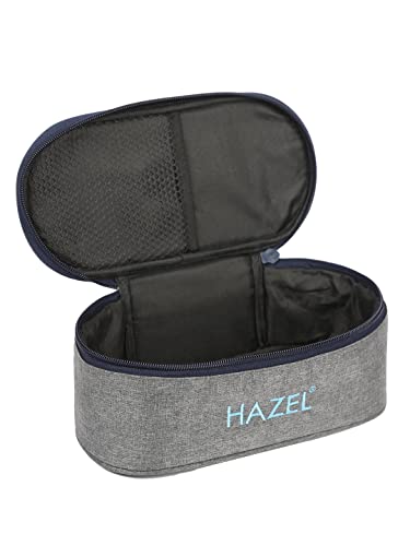Image of HAZEL Lunch Bag for Office Men and Women | Lenght 27 cm x Height 8.8 cm Water Resistant Tiffin Bag for Kids to School | Tiffin Cover Bag Only, Flat Bag