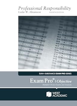 Paperback Exam Pro on Professional Responsibility (Exam Pro Series) Book