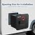 RV Tankless Water Heater Propane, On Demand Instant Gas RV Hot Water Heater, DC 12V, 15 x 15 inch Door & Front Water Outlet, 55000 BTUs 3.9 GPM, Compatible with All RVs, Camper, CSA Certificated
