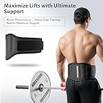 MANUEKLEAR Gym Weight Lifting Belt Weight Lifting Workout Weightlifting Powerlifting Belt for Men Women - 7.5inch - Bodybuilding Fitness Back Support for Cross Training, Squats, Lunges - Image 5