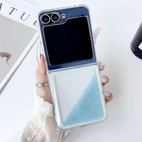 Coque bleue Galaxy Z Flip 6 pliable antichoc pour rester zen