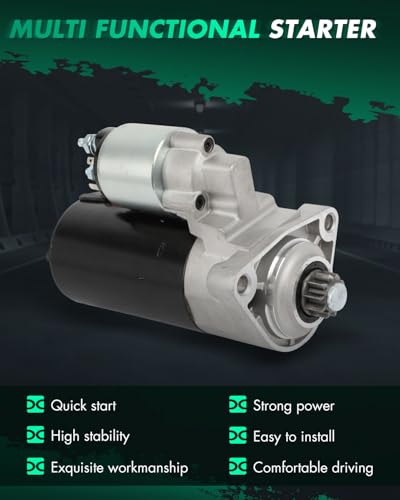 Image of SCITOO Starter Motor fit for Porsche for Cayenne 4.5L 2003-2006 Replacement Starter 17925