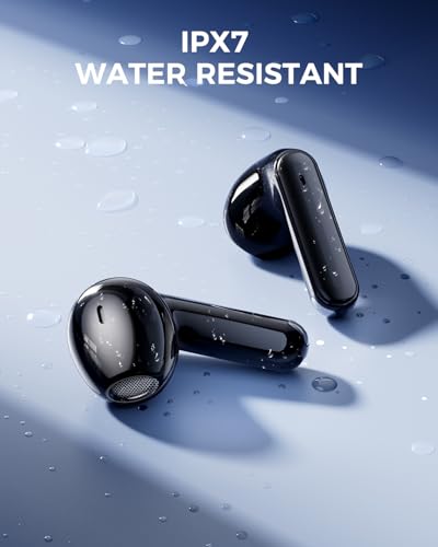 Wireless Earbuds,Bluetooth in Ear Buds with Immersive Surround Sound Stereo,Tap-Control,48 Hours Playtime,Bluetooth 5.4 LED Display Charging Case,IPX7 Waterproof Fit iPhone&Andriod Sports Workout - Image 6