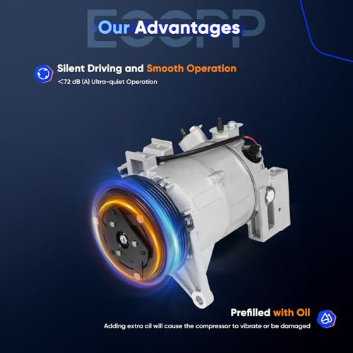 Image of ECCPP AC Compressor Direct Fit for Nissan Maxima V6 3.5L 2015-2023
