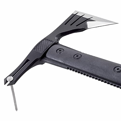 SOG Survival Hawk - Specialty Outdoor Tactical Hatchet, Fire Starter, Nail Puller, Hammer, Multi-Purpose Blade with Reflective Paracord Wrapped Handle (SK1001-CP),Black - Image 6