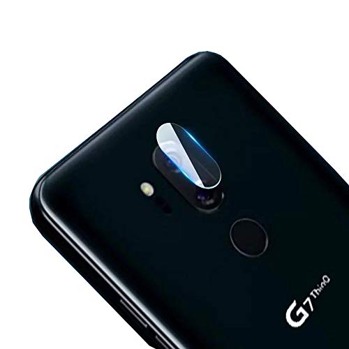 High Definition Ultra Thin Transparent Clear Camera Lens Tempered Glass for LG G7 Q Thin Protector Protective Cover-2 Packs