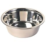 Material: acero de calidad. GimDog Cuenco de acero inoxidable para perros y gatos, de larga duración, para el alimento y el agua, cuenco de repuesto para soporte