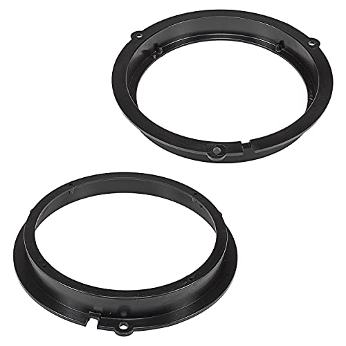 tomzz Audio 2815-010 Adaptateurs pour Anneaux d'enceintes pour Ford Fiesta ja8 ka ru8 de 2009 Focus dyb de 2010 Porte Avant et Porte arrière pour Haut-parleurs de 165 mm din