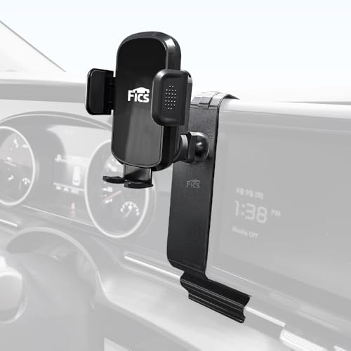 FICS Car Phone Holder for Kia Carnival (KA4) 2022, 2023, 2024 – Custom-Fit Mount for Seamless Display Integration, Interior Accessories for Navigation Use, Stable Driving View
