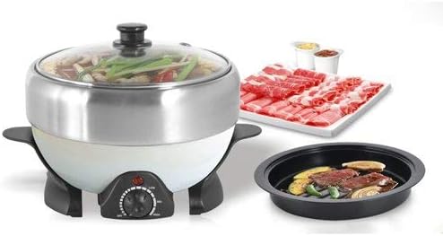 2.0 Qt NEC-202B Shabu eléctrico Shabu Shabu y parrilla para viajar, fiesta por C & H Solutions