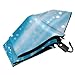 Fake Glitter Marble Fashion Blue UV50+ Compact Umbrella Water, Sun & Rain Resistant Auto Open Golf Umbrellas Auto Open