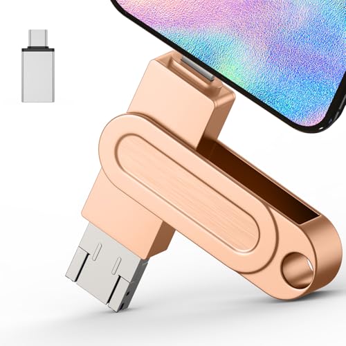 512GB Qainerly Photo Stick for Phone Flash Drive,4in1 Memory Stick ...