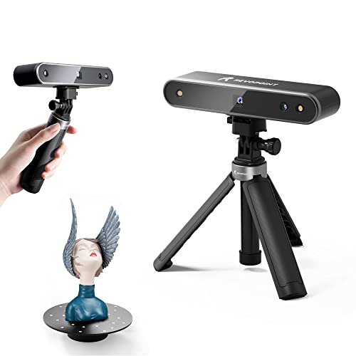 Scanner 3D Revopoint POP 2, Scanners 3D portable pour imprimante 3D, Précision 0,05 mm Vitesse de numérisation numérisation d'objets noirs, Premium 7 Scanner 3D Revopoint POP 2, Scanners 3D portable pour imprimante 3D, Précision 0,05 mm Vitesse de numérisation numérisation d'objets noirs, Premium