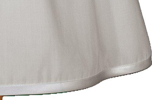 White Polycotton Christening Baptism Gown with Lace Trim & Bonnet4