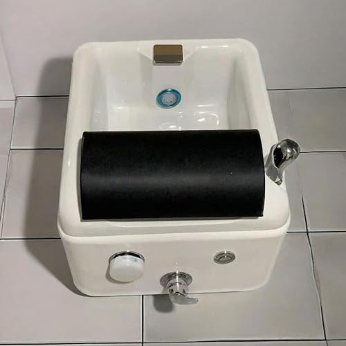 Baño de pies acrílico con luces LED multicolor y masaje