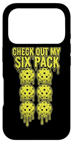 Funny Dripping Check Out My Six Pack �s�b�N���{�[���v���[���[ �X�}�z�P�[�X iPhone 17 Pro �p