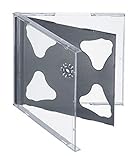  CD Hülle, Hüllen Jewel Case Double für 2 Discs mit schwarzem Tray - 5 Stück