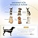 PawHut Haustiersofa Hundecouch Hundesofa Hundebett Hundematte Katze Kissen gepolstert Holz Schaumstoff Grau 68,5 x 40,5 x 40,5 cm