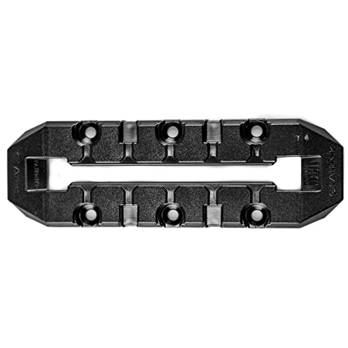 YakAttack GridLoc MightyMount XL 6” Track Mount - Black | Kayak Rail Accessory with Hardware...