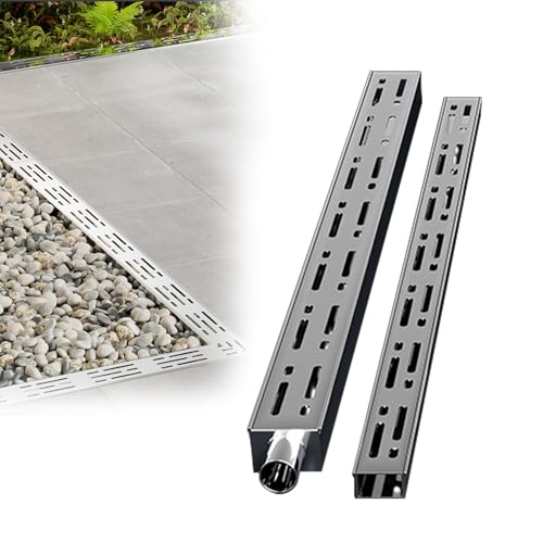 Canal linéaire de drainage robuste en composite résistant aux intempéries - 2
