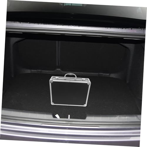 Vaguelly Aluminum Alloy Briefcase Portable Hard Case for Tools and Documents Shockproof Design Capacity Storage for Professionals and Enthusiasts 5