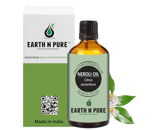 Image of Earth N Pure Neroli Essential Oil Natural and Therapeutic Grade 50 ml
