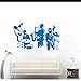 Adesivo Murale Decorazioni Per La Casa Adesivo Jazz Sassofono Strumento Strumento Band Lettore Musicale Sticker Art Vinile Batteria Bass Adesivo Murale Vinile 57 * 108