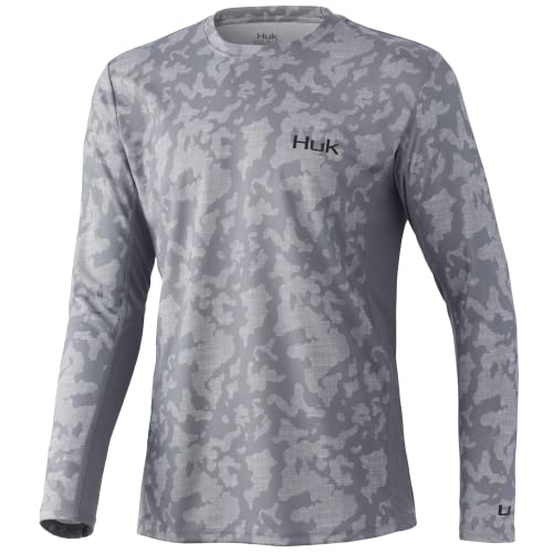 Image of HUK Men's Icon X Long Sleeve Shirt, Performance Fishing Shirt