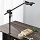 JEBUTU OS01 Tischstativ Overhead Stativ Handy, 32.5-55cm Einstellbar Kamera Halterung für Klein Kamera, klemmstativ mit Flexible Arm & 1/4 Kugelkopf für Webcam, Ringlicht, Live Streaming