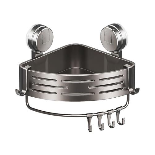 Ziennhu Organizador de ducha con | Cesta de ducha angular con para baño | Estantería para fregadero cocina baño bañera apartamento | Porta champú y acondicionador