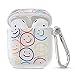 Produktbild Schutzhülle für Airpod 2/1, Niedliches Case mit Schlüsselanhänger, Silikon Hülle mit Cartoon Smiley Gesicht, Glattes Stoßfestes Design Kompatibel mit AirPods 2 & 1 Ladebox für Mädchen Kinder Frauen