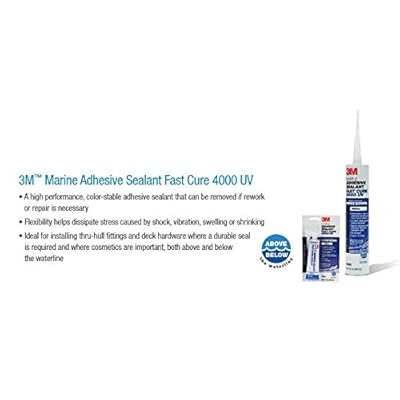 Buy 3m Marine Adhesive Sealant 4000 Uv Pn06580 White 295 Ml Cartridge Online In Indonesia B000xbdjwc