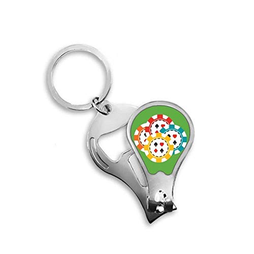 Coupe-ongles de pieds à motif jetons de casino colorés par DIYthinker