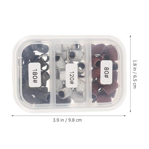 PRETYZOOM Kit de 75 Anillos de Lima para Manicura miniatura 2