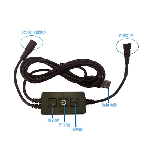 Contrôleur LED musical WS2812 SP616E ruban dynamique et sensible - 4