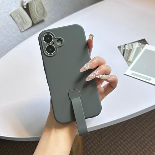 Coque silicone liquide avec dragonne pour vos photos iPhone