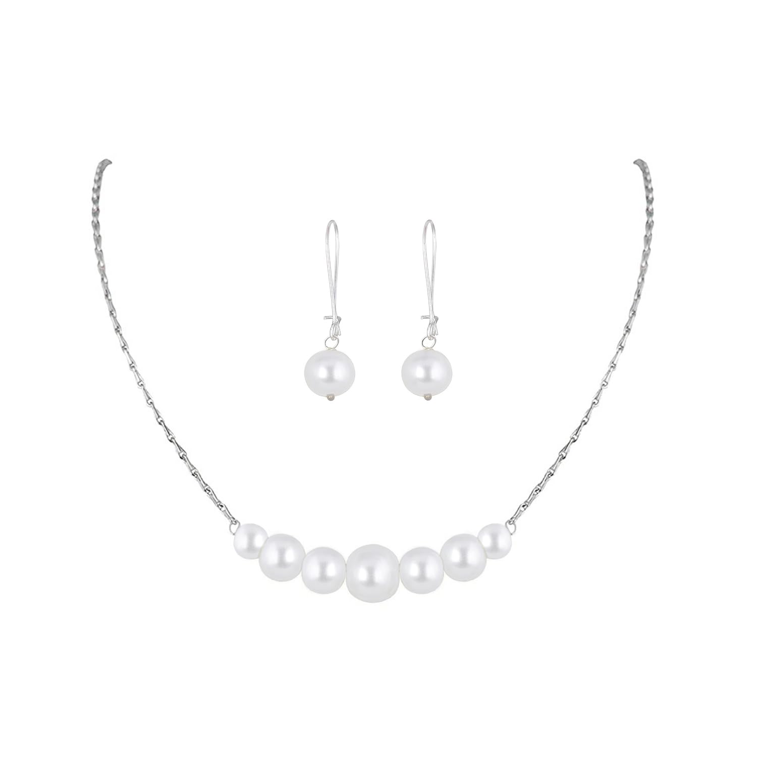 See full amazon price history chart for JFL - Jewellery for Less Classic Stylish Trendy Silver Plated Designer Japanese Pearl Pendant Set with Drop Earrings and Chain for Women & Girls.,Valentine JFL - Jewellery for Less Classic Stylish Trendy Silver Plated Designer Japanese Pearl Pendant Set with Drop Earrings and Chain for Women & Girls.,Valentine (B08RBX2T44) Amazon Price History, Amazon Price Tracker