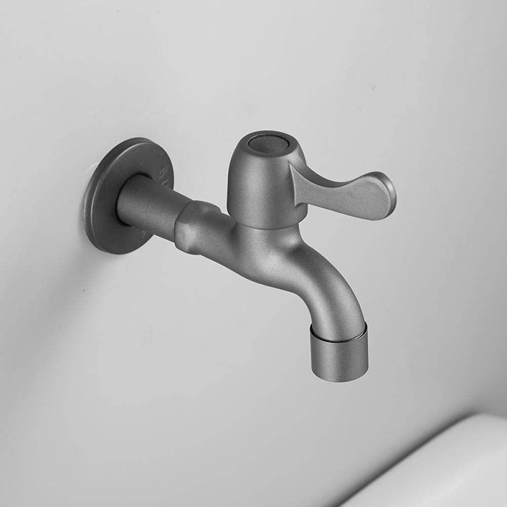 Rubinetti, Rubinetto da Cucina in Acciaio Inossidabile Grigio per lavabo da Giardino Decorazione in Stile WC 5 Comfortable Anniversary